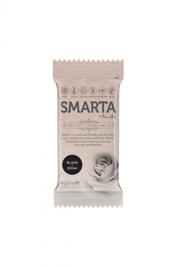 Smarta Modelleme Hamuru 100 Gr. Siyah ürün görseli 1