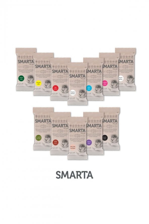 Smarta Modelleme Hamuru 100 Gr. Siyah - Resim 2