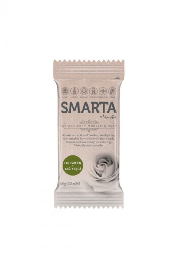 Smarta Modelleme Hamuru 100 Gr. Yağ Yeşili ürün görseli 1