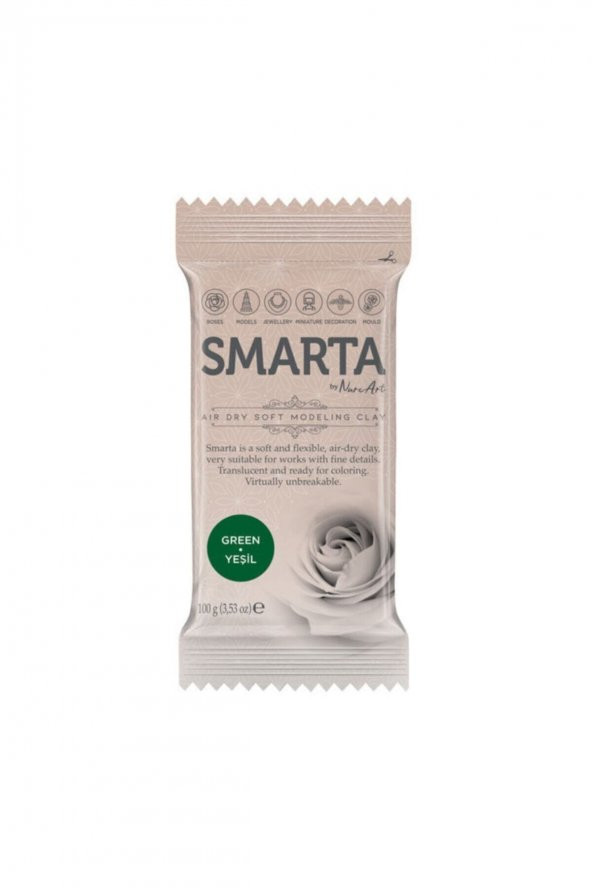 Smarta Modelleme Hamuru 100 Gr. Yeşil ürün görseli 1