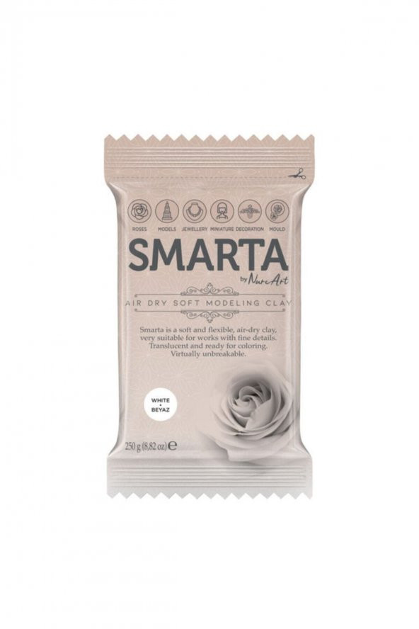 Smarta Modelleme Hamuru 250 gr Beyaz ürün görseli 1