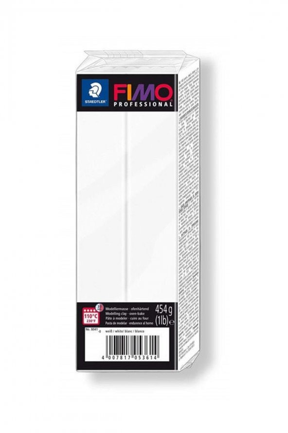 Staedtler 8041-0 Fimo Profesyonel Modelleme Kili Beyaz 454 gr ürün görseli 1