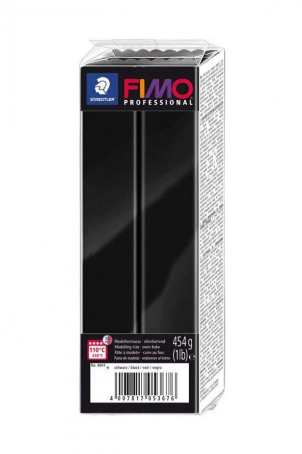 Staedtler Fimo Professional Polimer Kil 454 g Siyah ürün görseli 1