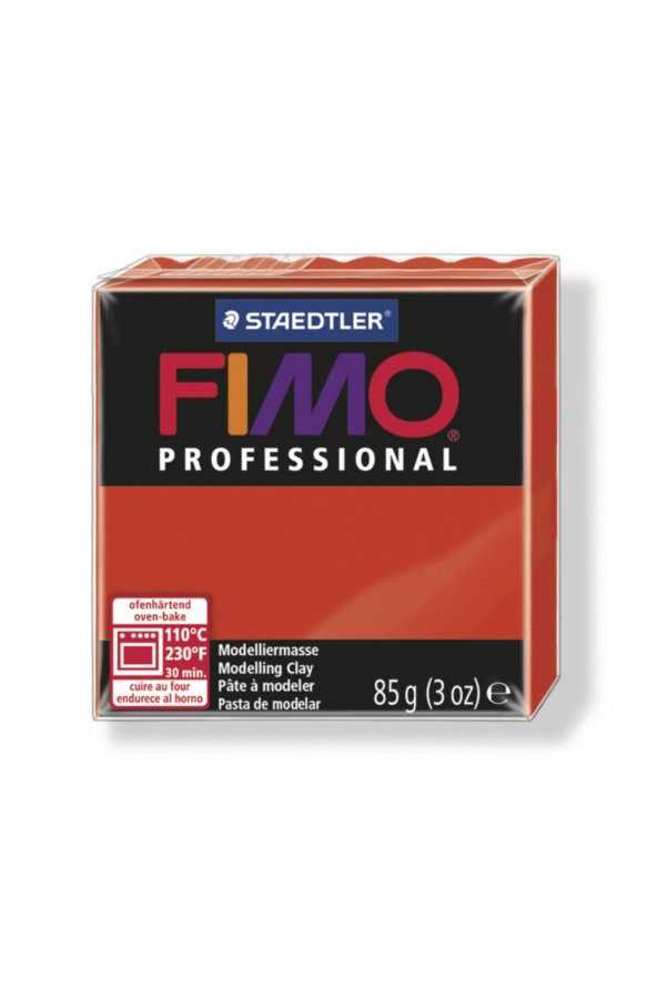 Staedtler Fimo Professional Polimer Kil 85 gr Red ürün görseli 1
