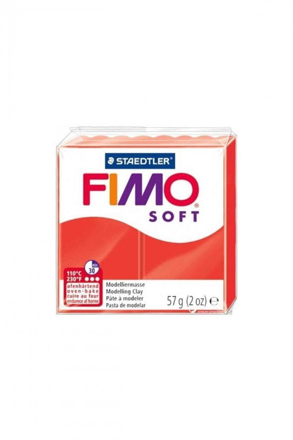 Staedtler Fimo Soft Polimer Kil 24 Indian Red ürün görseli 1