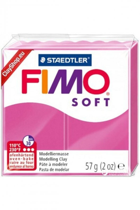 Staedtler Fimo Soft Polimer Kil 22 Raspberry 57gr 19017 ürün görseli 1