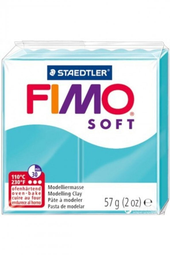 Staedtler Fimo Soft Polimer Kil 39 Peppermint 57gr 19028 ürün görseli 1