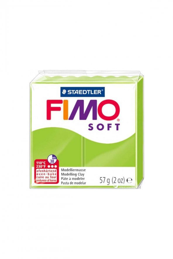 Staedtler Fimo Soft Polimer Kil 50 Apple Green ürün görseli 1