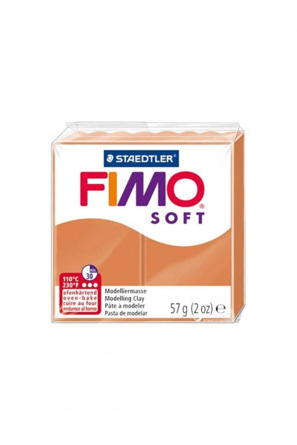 Staedtler Fimo Soft Polimer Kil 57gr. Cognac ürün görseli 1