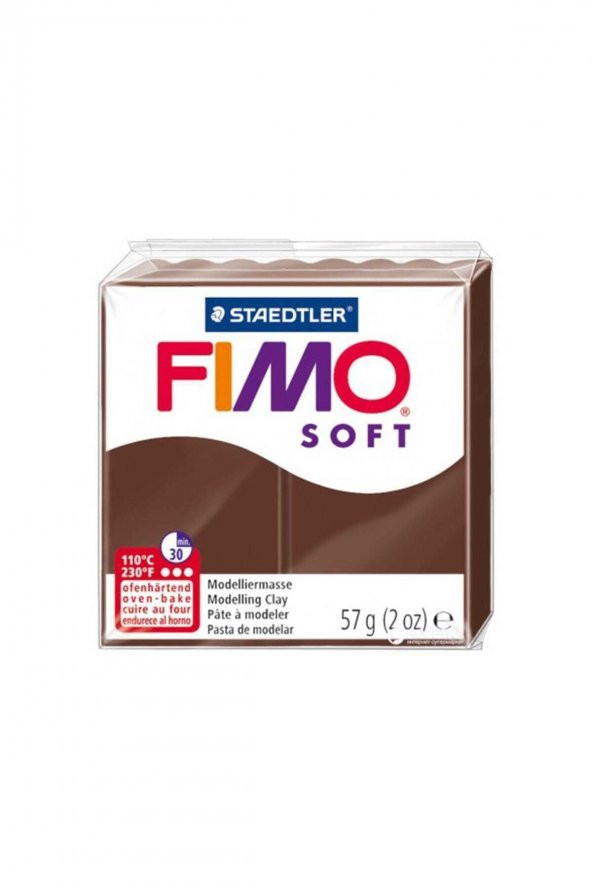 Staedtler Fimo Soft Polimer Kil 75 Chocolate 19047 ürün görseli 1