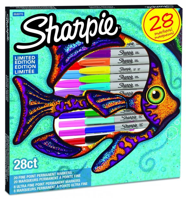 Sharpie Fine Permanent Markör Karışık  28Li - Balık ürün görseli 1