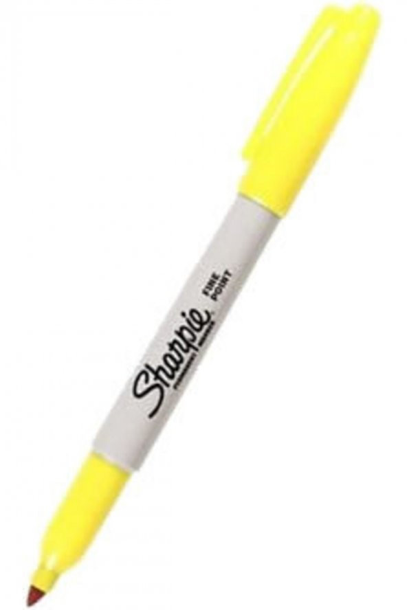 Sharpie Permanent Fine Yuvarlak Uç Koyu Sarı 2 Adet ürün görseli 1