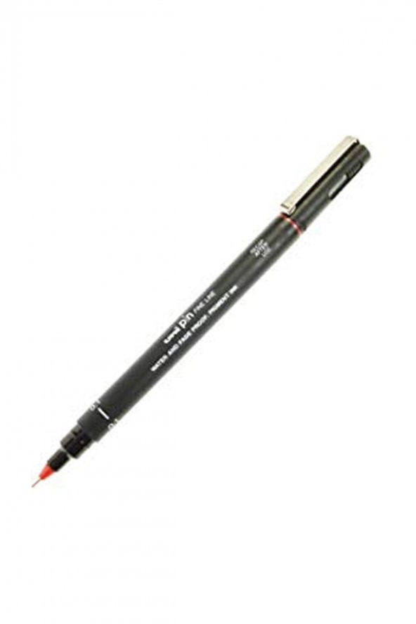 Uniball Pın 01-200 0,1 Mm Kırmızı Çizim Kalemi 3 Adet ürün görseli 1