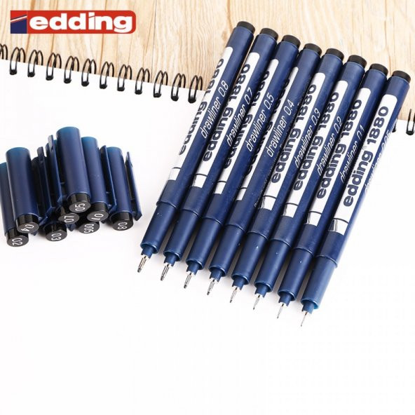 Edding 1880 Teknik Çizim Kalem Seti ürün görseli 1