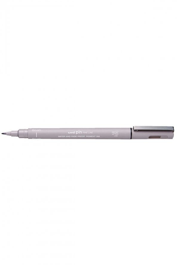 Uni-Ball Pin BR-200 Brush Fırça Uçlu Kalem Gri ürün görseli 1