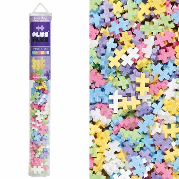 Plus-Plus Pastel Mix 240 Parça Lego Figürler 4187 DENMARK ürün görseli 1