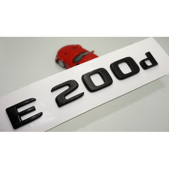 E 200d Bagaj Parlak Siyah ABS 3M 3D Yazı Logo ürün görseli 1