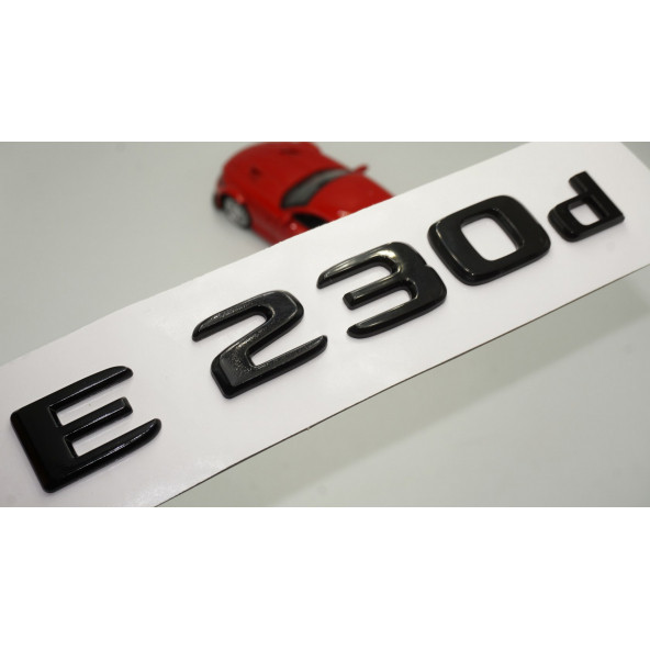 E 230d Bagaj Parlak Siyah ABS 3M 3D Yazı Logo ürün görseli 1