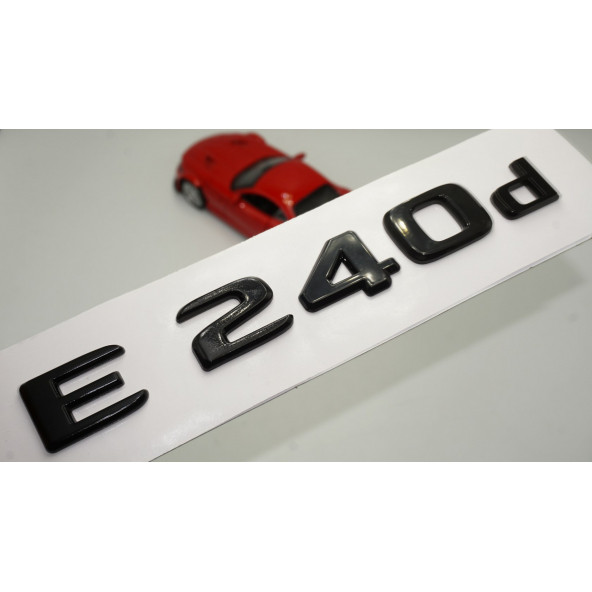 E 240d Bagaj Parlak Siyah ABS 3M 3D Yazı Logo ürün görseli 1