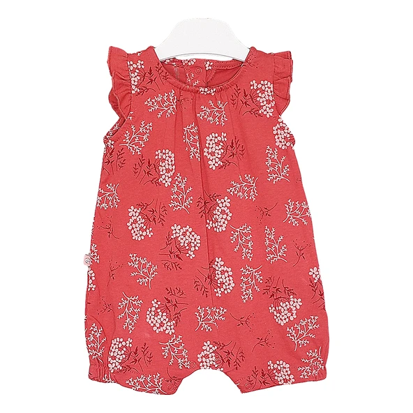 Caramell Bebek Tulumu - TK7067 Little Flower - Kiremit ürün görseli 1