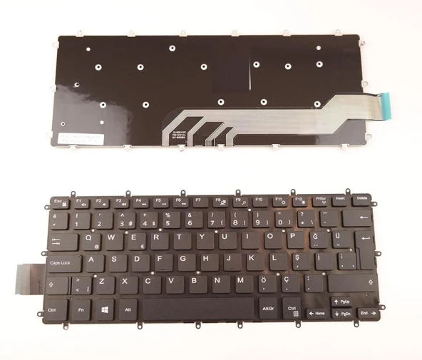 Dell P69G P69G001 5368, 5378, 5379, 7368, 7375, 7378 Klavye (TR) ürün görseli 1