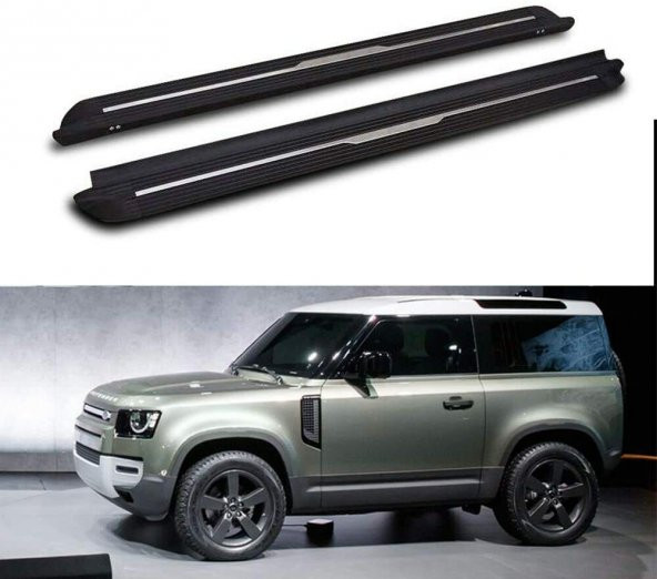 LAND ROVER YENİ DEFENDER 90 ELEKTRİKLİ YAN BASAMAK SETİ 2020-22 ürün görseli 1