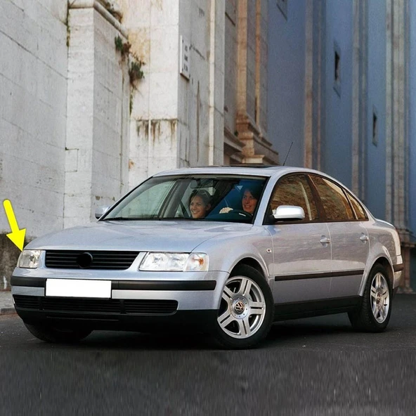 VW Passat B5 1997-2000 Ön Sağ Sinyal Lambası Beyaz Buzlu 3B0953042C ürün görseli 1