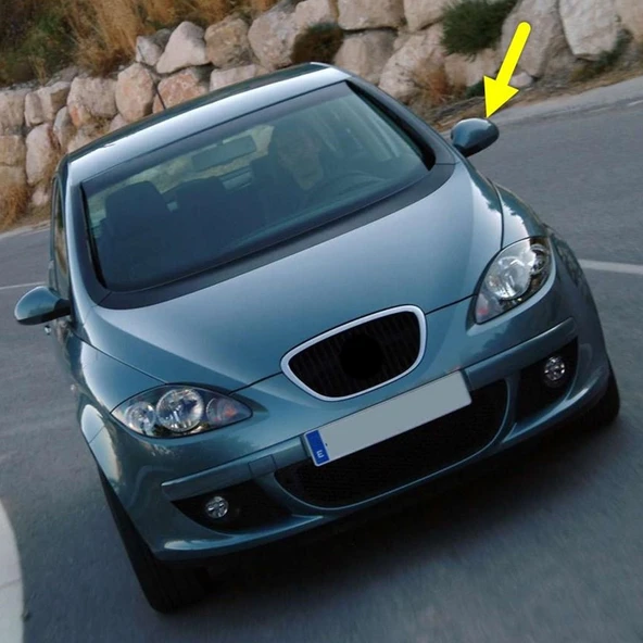 Seat Toledo 2004-2009 Sol Yan Dış Dikiz Ayna Kapağı 6L0857537 ürün görseli 1
