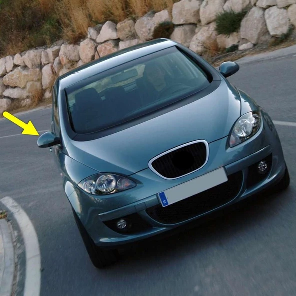 Seat Toledo 2005-2009 Sağ Yan Dış Dikiz Ayna Kapağı 6L0857538 ürün görseli 1