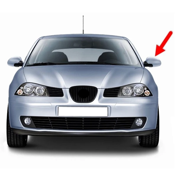 Seat Cordoba 2003-2009 Sol Yan Dış Dikiz Ayna Kapağı 6L0857537 ürün görseli 1