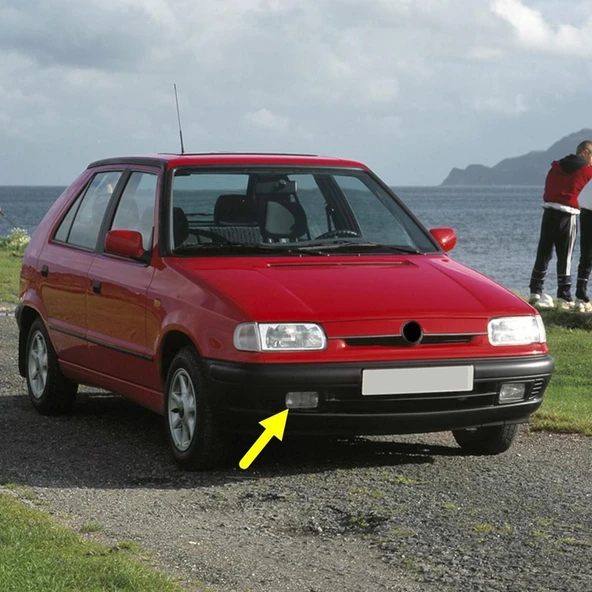 Skoda Felicia 1995-1997 Ön Tampon Sağ Sis Farı Kapağı 6U0807432D ürün görseli 1