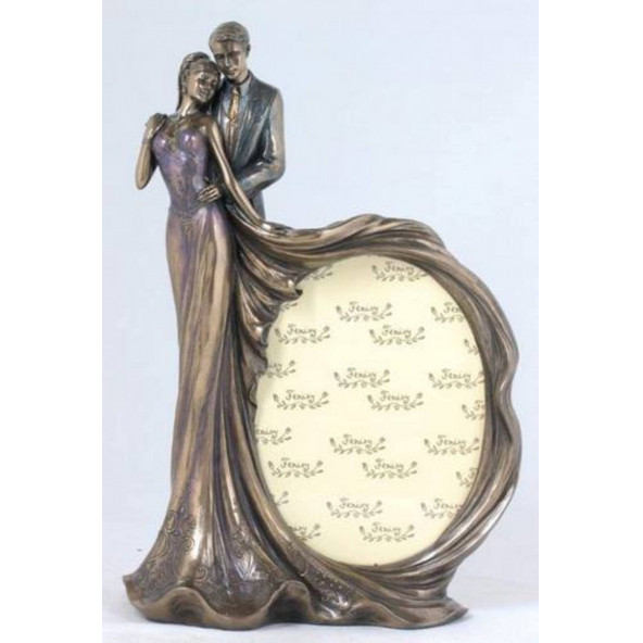 WISE Veronese Serisi-WISE GELİN DAMAT DÜĞÜN FOTOĞRAF ÇERÇEVESİ-31*21*10 CM. ürün görseli 1