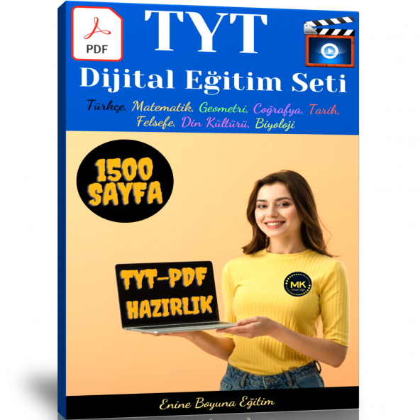 TYT Dijital Eğitim Seti (Video Destekli 1500 Sayfalık ) ürün görseli 1