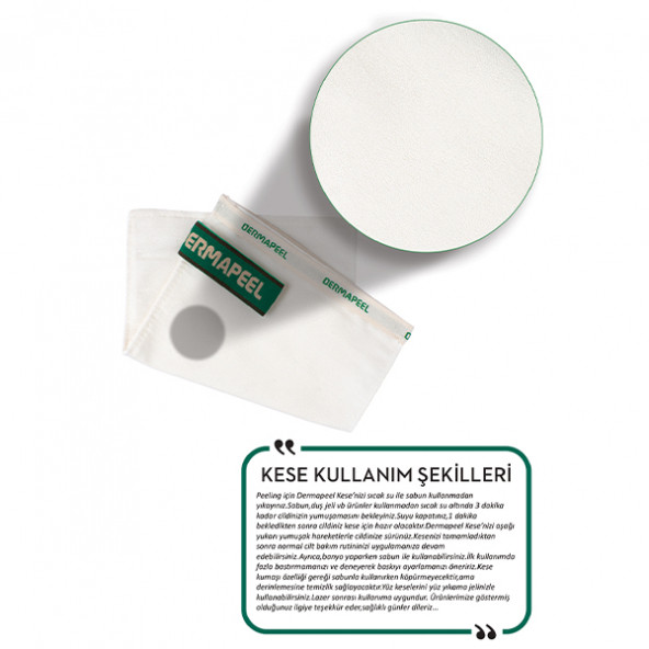 Dermapeel Ince Floş Banyo Kesesi - Resim 3