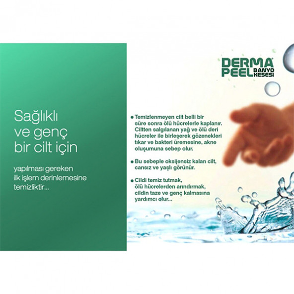 Dermapeel Ince Floş Banyo Kesesi - Resim 5