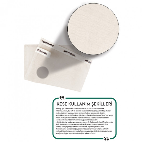 Dermapeel Doğal İpek Banyo Kesesi - Resim 3