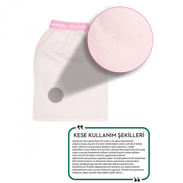 Dermapeel Pink Touch Banyo Kesesi - Resim 3