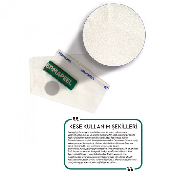 Dermapeel Orta Floş Banyo Kesesi - Resim 3