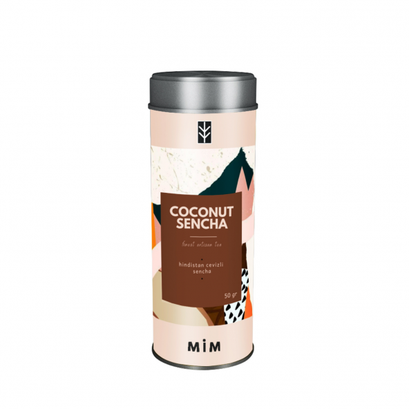 Mim and More Coconut Sencha Tea - Hindistan Cevizli Yeşil Çay ürün görseli 1