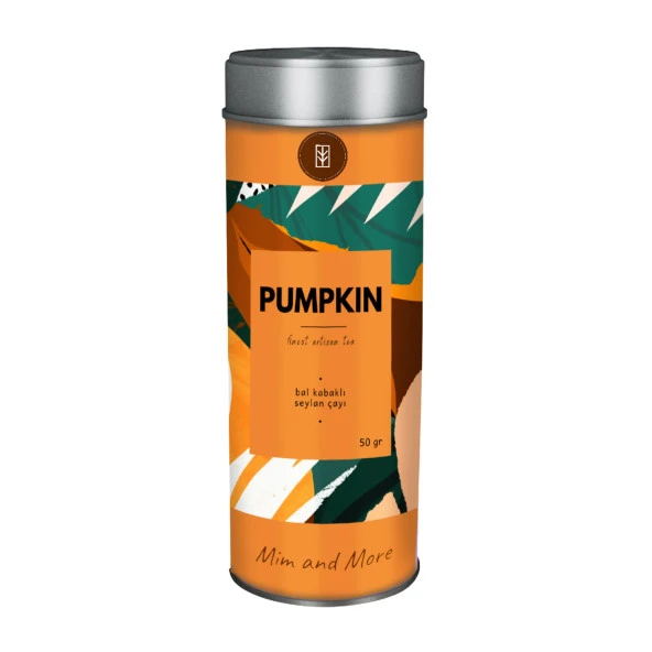 Mim and More Pumpkin Tea Bal Kabaklı Seylan Çayı 50 Gr ürün görseli 1