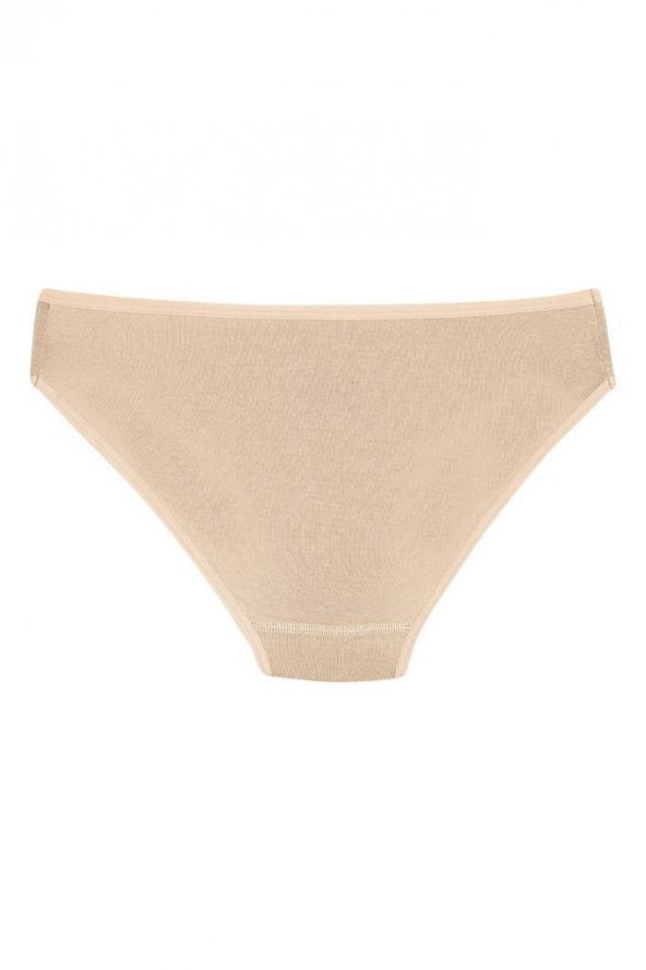 12 Adet Yıldız Bayan Bambu Bikini Külot Ten 3913 - Resim 2