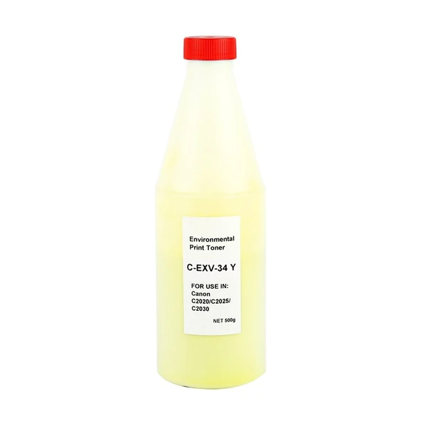 Canon C-EXV Serisi Universal Sarı Dolum Toner Tozu (500g) ürün görseli 1
