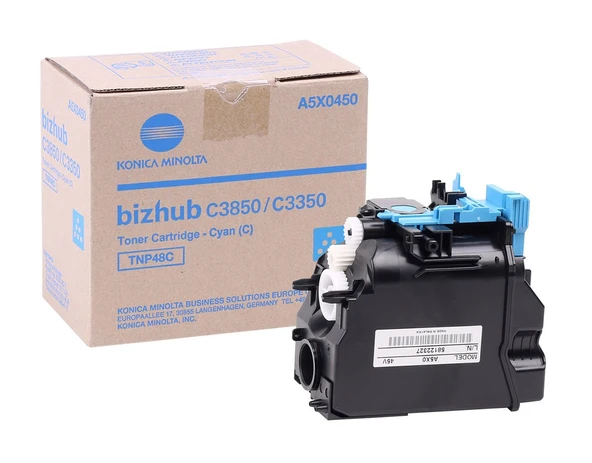 Minolta TNP-48 Orjinal Mavi Toner Bizhub C-3350  C-3850 A5X0450 ürün görseli 1