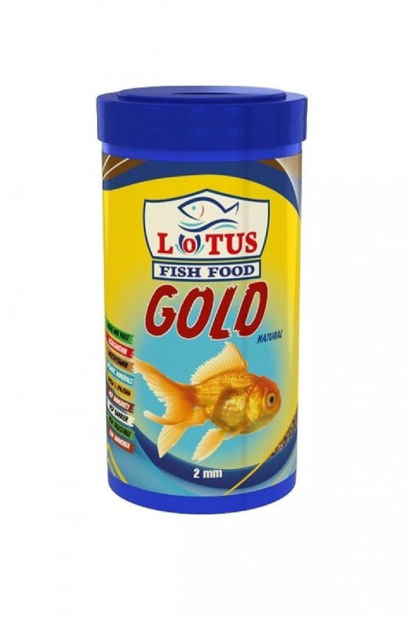 Gold Natural Granül Japon Balığı Yemi 250 ml ürün görseli 1