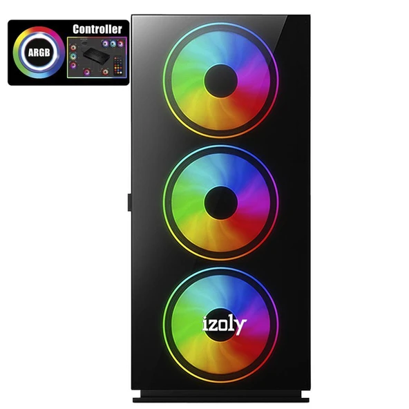 İzoly Nautilus i5-10400F 32GB 512GB SSD GTX 2060 6GB Oyuncu Oem Seti ürün görseli 1