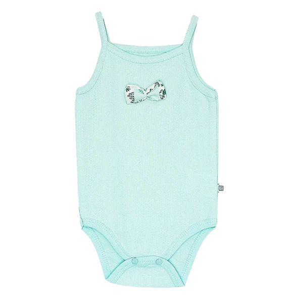 Bibaby Green Flowers Bebek Badi - Mint ürün görseli 1