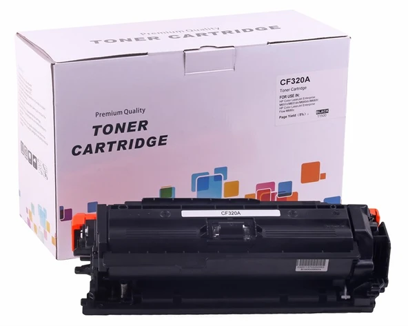 HP CF-320A -652A Muadil Toner Siyah M-680  M-651 (11,5k) ürün görseli 1