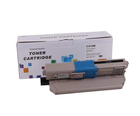 Oki C-310 Siyah Muadil Toner C-330  C-510  C-530  MC-351  MC-361  MC-361 ürün görseli 1