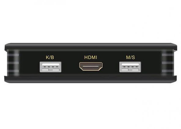 2 Port USB HDMI KVM Switch - Resim 3