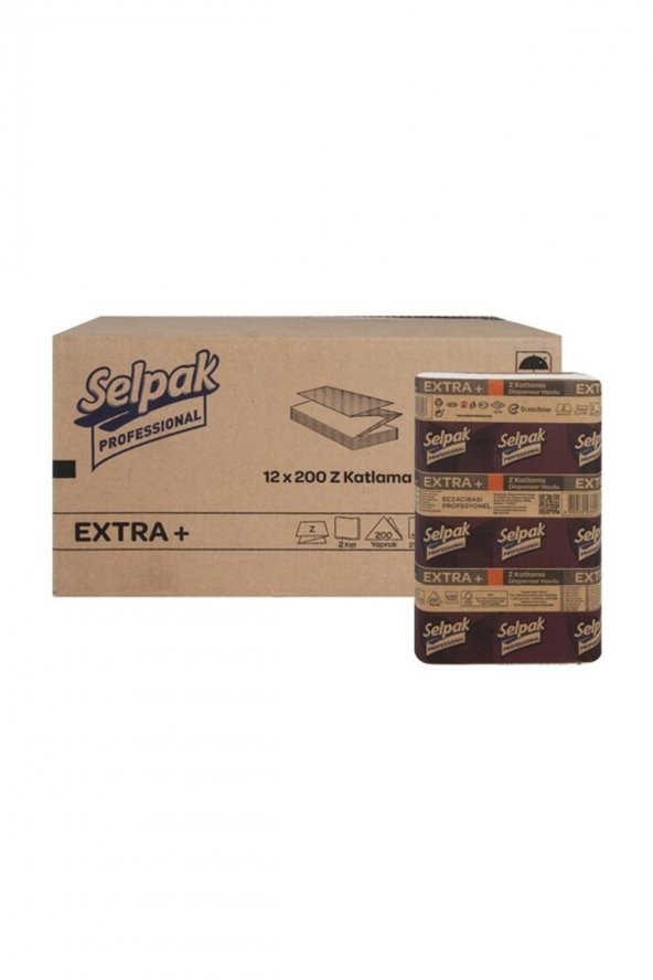 Selpak Extra Z Katlama Katlı Kat Dispenser Havlu 2400 Adet ürün görseli 1